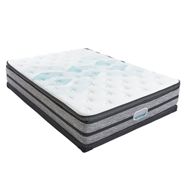 Colchón pillow top con base